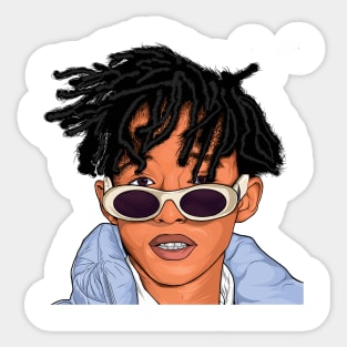 jaden smith t-shirt Sticker